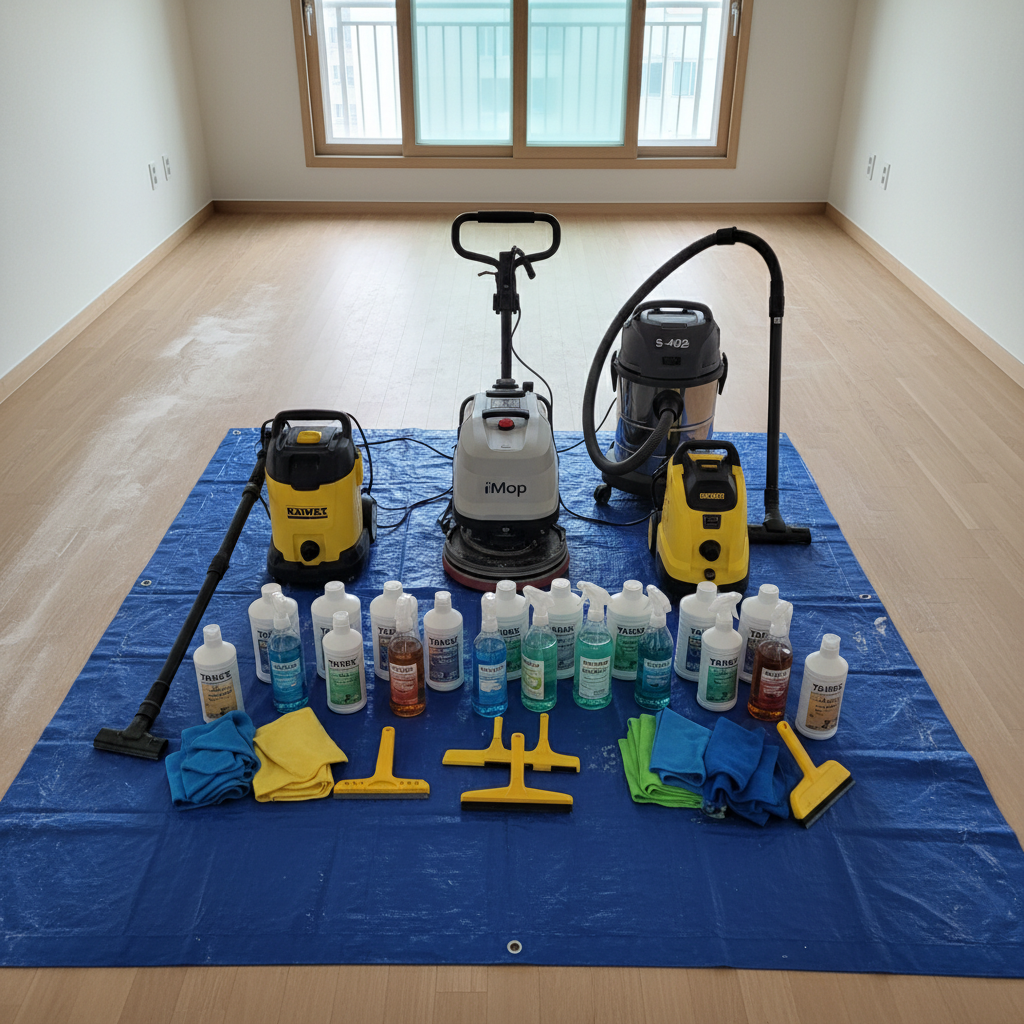 김포 신축 42평 아파트 입주청소 후기: 고객님의 만족, 북극곰입주청소의 전문성