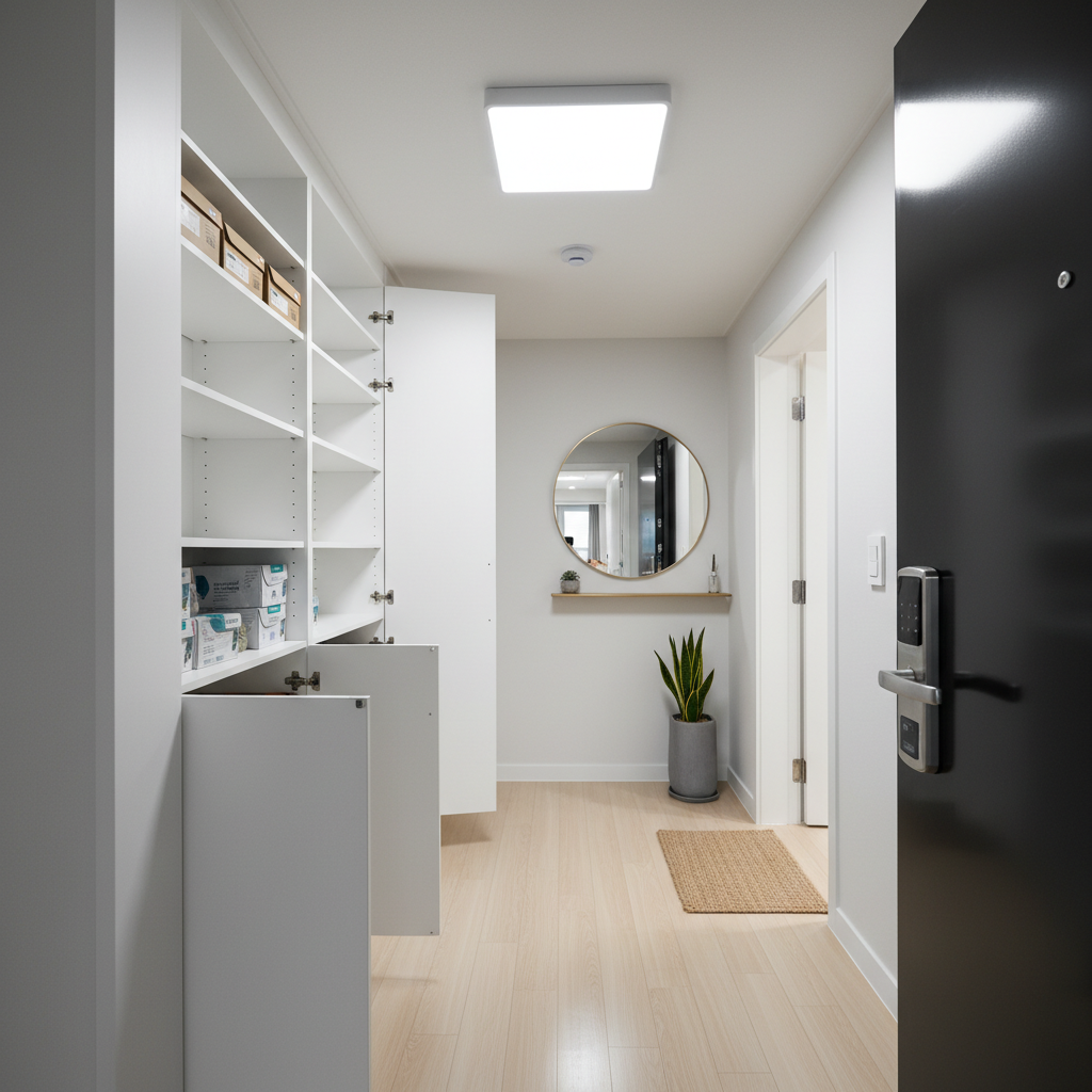 빌라 리모델링 22평 입주청소 시공 후 - 전문 청소 완료